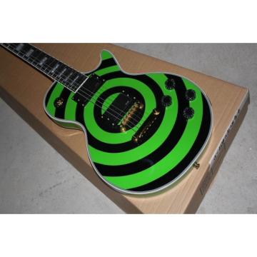 Custom Shop Zakk Wylde Bullseyes Green Electric Guitar