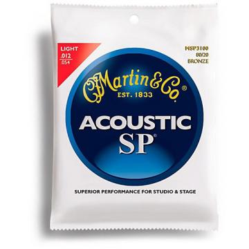 Martin MSP3100 SP 80/20 Bronze Light Acoustic Guitar Strings