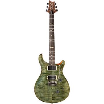 PRS Custom 24 Carved Flame Maple 10 Top with Nickel Hardware Solidbody Electric Guitar Trampas Green