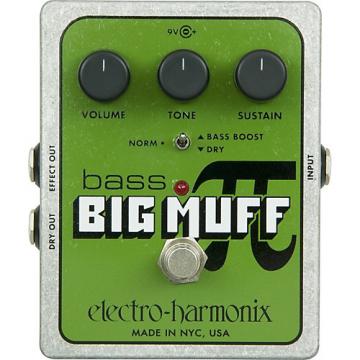 Electro-Harmonix XO Bass Big Muff PI Distortion Effects Pedal